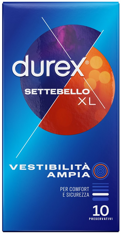 PROFILATTICO DUREX SETTEBELLO EXTRALARGE 10 PEZZI - Farmadott.it
