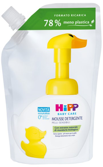HIPP BABY CARE RICARICA MOUSSE DETERGENTE PAPERELLA FUN 250 ML - Farmadott.it