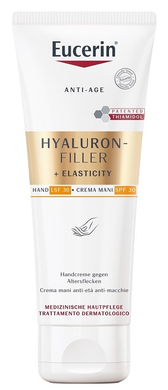 EUCERIN HYALURON FILLER + ELASTICITY CREMA MANI ANTI MACCHIE 75 ML - Farmadott.it