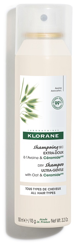 KLORANE SHAMPOO SECCO EXTRA DELICATO AVENA&CERAMIDE TUTTI I TIPI DI CAPELLI SPRAY 150 ML - Farmadott.it