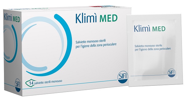 KLIMI' MED DETERGENTE PERIOCULARE 14 SALVIETTINE STERILI MONOUSO - Farmadott.it