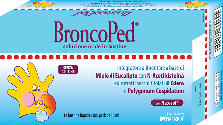 BRONCOPED SOLUZIONE ORALE 14 BUSTINE STICK PACK DA 10 ML - Farmadott.it