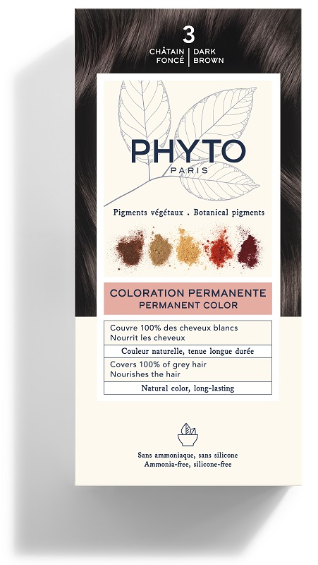 COLOR KIT 3 CASTANO SCURO LATTE RIVELATORE 50 ML + CREMA COLORANTE 50 ML + MASCHERA PROTETTIVA COLORE 12 ML + GUANTI - Farmadott.it