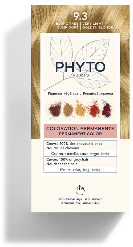 COLOR KIT 9,3 BIONDO CHIARISSIMO DORATO LATTE RIVELATORE 50 ML + CREMA COLORANTE 50 ML + MASCHERA PROTETTIVA COLORE 12 ML + GUANTI - Farmadott.it