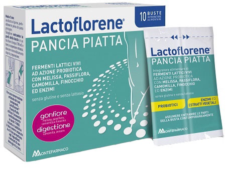LACTOFLORENE PANCIA PIATTA 10 BUSTINE - Farmadott.it