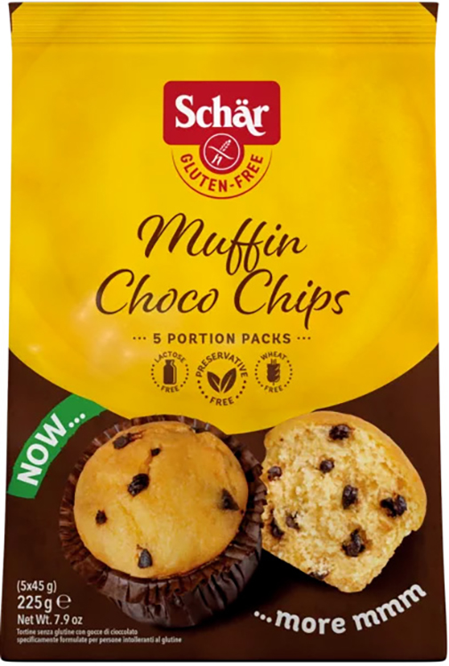 SCHAR MUFFIN CHOCO CHIP 225 G - Farmadott.it