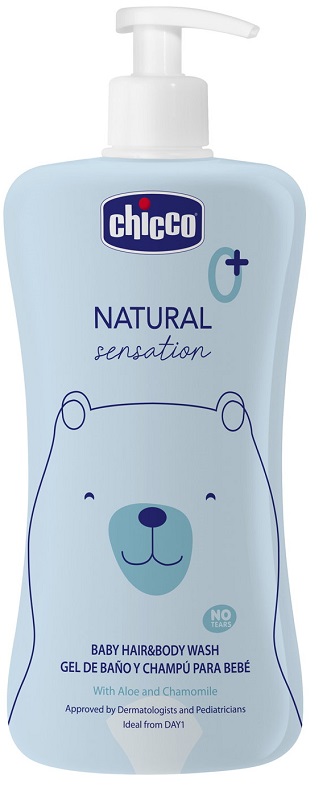 CHICCO NATURAL SENSATION BAGNO SHAMPOO 500 ML - Farmadott.it