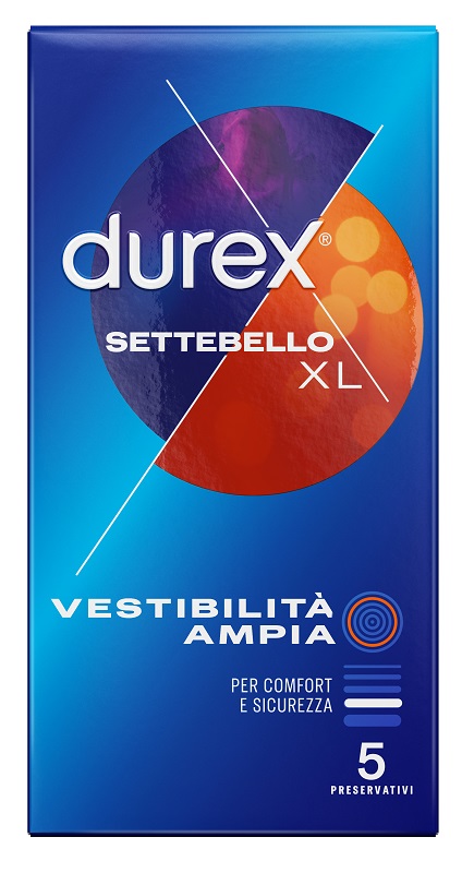 PROFILATTICO DUREX SETTEBELLO XL 5 PEZZI - Farmadott.it