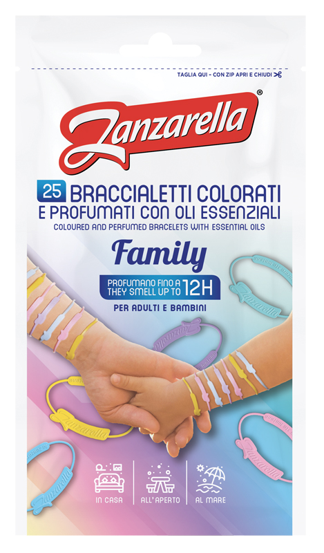 ZANZARELLA BRACCIALETTI FAMILY 25 PEZZI - Farmadott.it