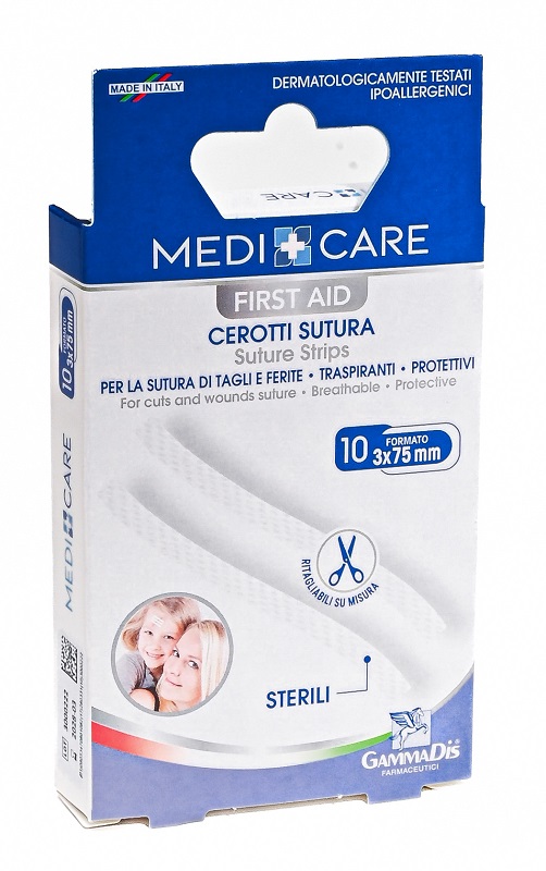 CEROTTO MEDICARE SUTURA STERILI 10 PEZZI - Farmadott.it