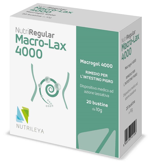 NUTRIREGULAR MACRO LAX 4000 20 BUSTINE DA 10 G - Farmadott.it