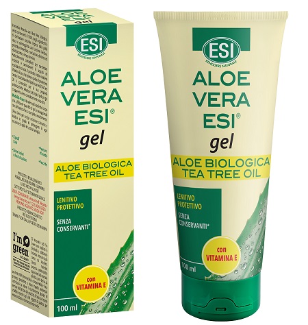 ESI ALOE VERA GEL TEA TREE CON VITAMINA E 100 ML - Farmadott.it