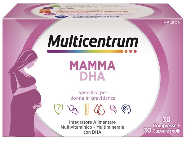 MULTICENTRUM MAMMA DHA 30 COMPRESSE + 30 CAPSULE - Farmadott.it
