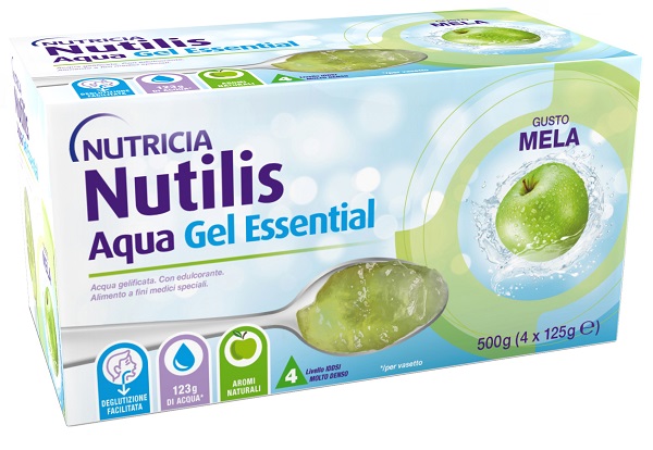 NUTILIS AQUA GEL MELA 4 PEZZI DA 125 G - Farmadott.it