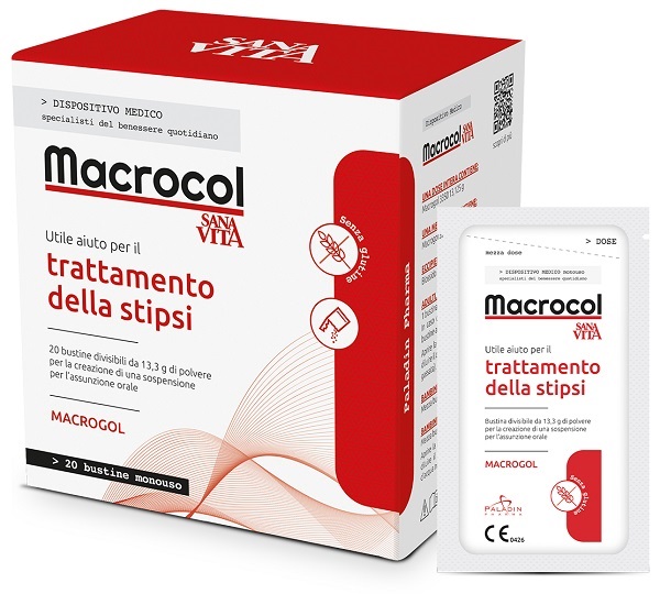 SANAVITA MACROCOL PLUS 20 BUSTINE DA 13,81 G - Farmadott.it
