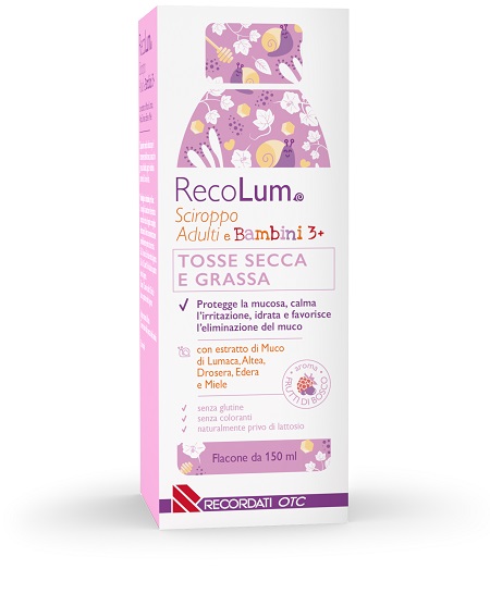 RECOLUM SCIROPPO TOSSE ADULTI-BAMBINI 150 ML - Farmadott.it
