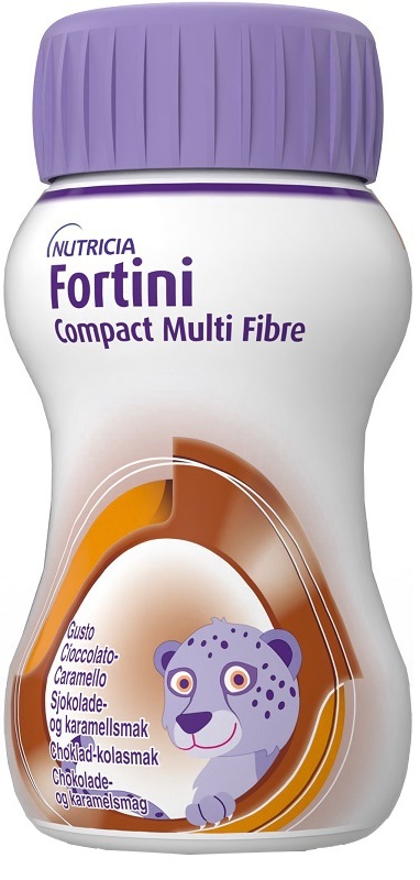 FORTINI COMPACT MULTI FIBRE CIOCCOLATO CARAMELLO 4 BOTTIGLIE DA 125 ML - Farmadott.it