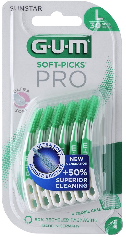 GUM SOFT PICK PRO LARGE 30 PEZZI - Farmadott.it