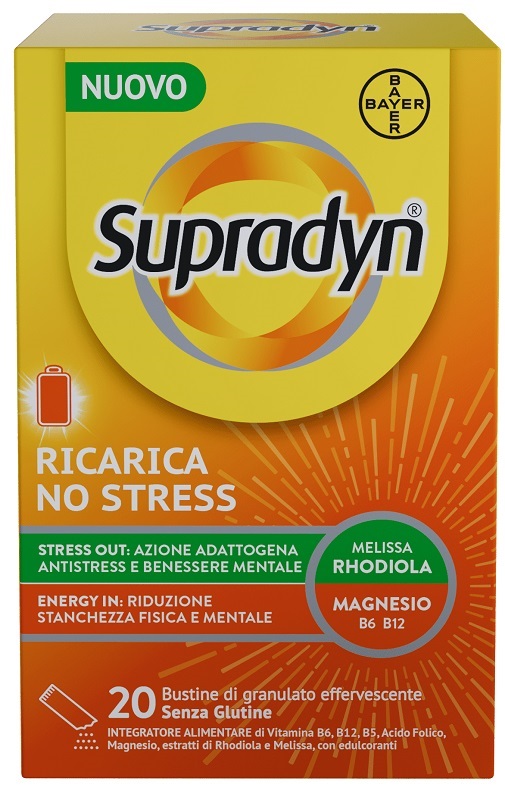 SUPRADYN RICARICA NO STRESS 20 BUSTINE - Farmadott.it