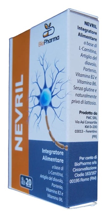 NEVRIL 20 COMPRESSE SENZA GLUTINE NATURALMENTE PRIVO DI LATTOSIO - Farmadott.it