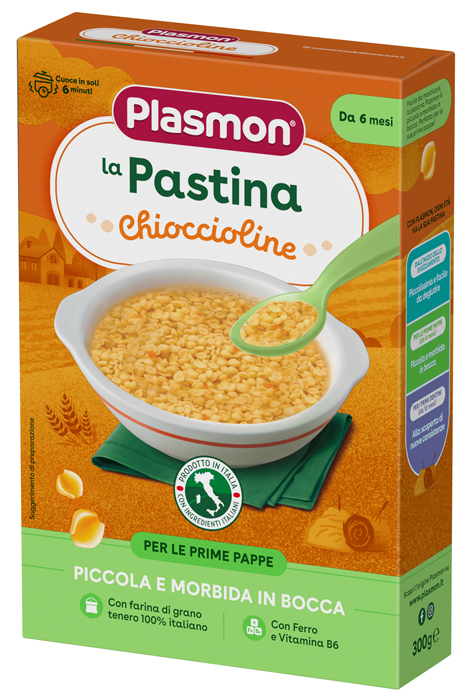PLASMON PASTA CHIOCCIOLINE 300 G - Farmadott.it