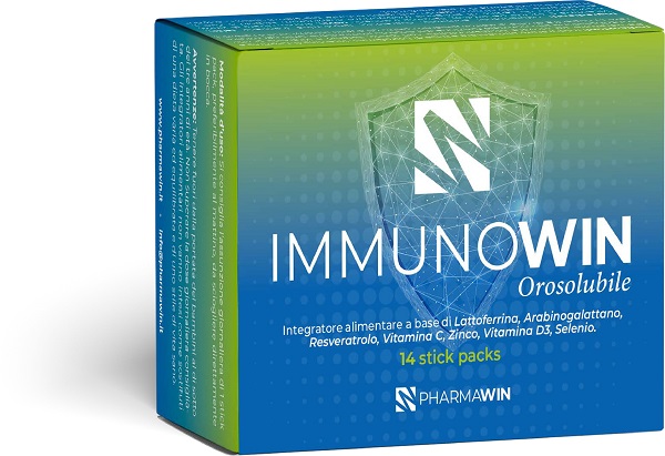 IMMUNOWIN 14 STICK PACKS DA 1,5 G SENZA GLUTINE SENZA LATTOSIO - Farmadott.it
