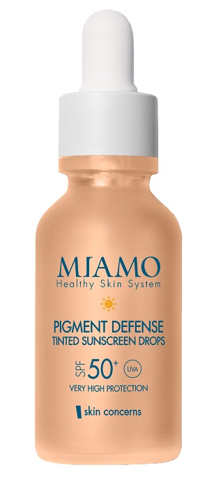 MIAMO NEW FORMULA MIAMO SKIN CONCERNS PIGMENT DEFENSE TINTED SUNSCREEN DROPS SPF50+ 30 ML - Farmadott.it