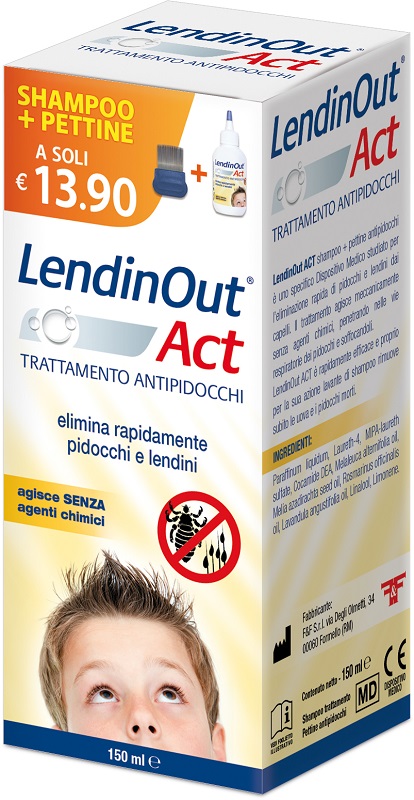 LENDINOUT ACT ANTIPIDOCCHI 150 ML - Farmadott.it