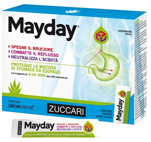 MAYDAY SOSPENSIONE PER USO ORALE ALLA MENTA 12 BUSTINE 10 ML - Farmadott.it