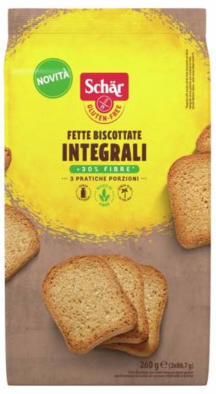 SCHAR FETTE BISCOTTATE INTEGRALI 260 G - Farmadott.it