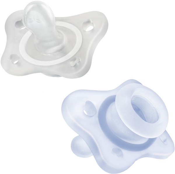 CHICCO GOMMOTTO MINI AZZURRO 0-2M 2 PEZZI - Farmadott.it
