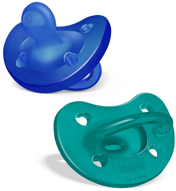 CHICCO GOMMOTTO SILICONE AZZURRO 6-16 MESI 2 PEZZI - Farmadott.it