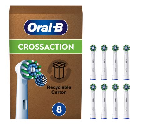 ORALB POWER REFILL EB50R CROSSACTION 8 PEZZI - Farmadott.it