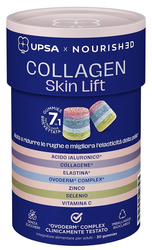 UPSA X NOURISHED COLLAGEN SKIN LIFT 30 GUMMIES - Farmadott.it