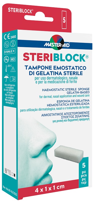 MASTER-AID STERIBLOCK TAMPONE EMOSTATICO - Farmadott.it