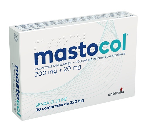 MASTOCOL 30 PALMITOILETANOLAMIDE 200 MG + POLIDATINA FORMA CO MICRONIZZATA 20 MG 30 COMPRESSE - Farmadott.it