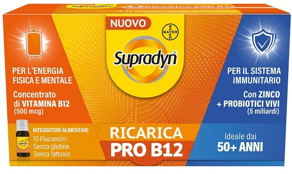 SUPRADYN RICARICA PRO B12 10 FLACONCINI - Farmadott.it