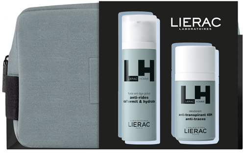 LIERAC TROUSSE NATALE UOMO FLUIDO 50 ML + DEODORANTE 50 ML 2024 - Farmadott.it