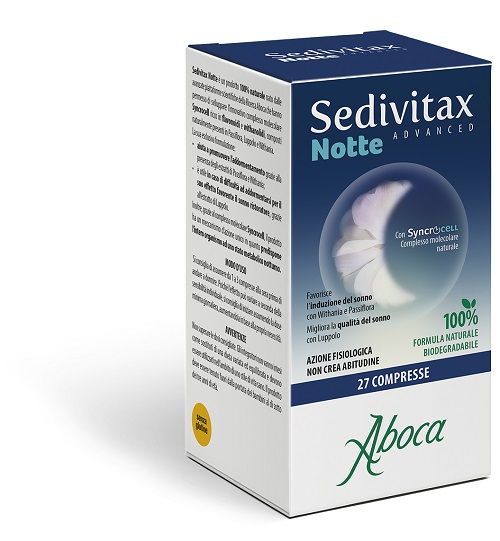 SEDIVITAX NOTTE ADVANCED 27 COMPRESSE - Farmadott.it