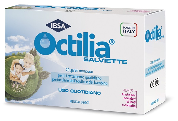 OCTILIA SALVIETTE PERIOCULARI 20 GARZE IN VISCOSA NON STERILI - Farmadott.it
