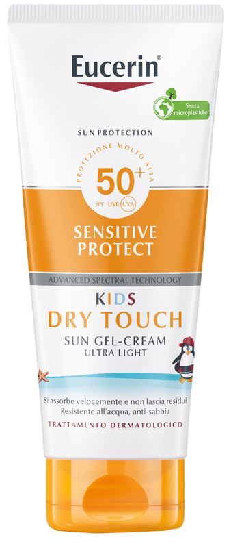 EUCERIN SUN KIDS DRY TOUCH GEL CREAM SPF50+ 200 ML - Farmadott.it