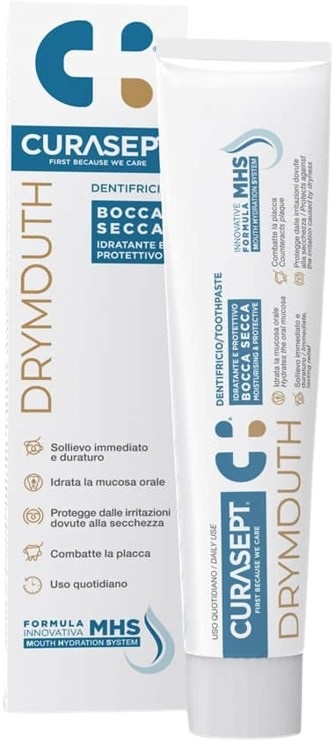 CURASEPT DRYMOUTH DENTIFRICIO 75 ML - Farmadott.it