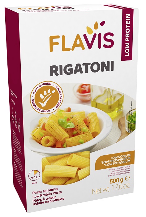 FLAVIS RIGATONI APROTEICI 500 G - Farmadott.it