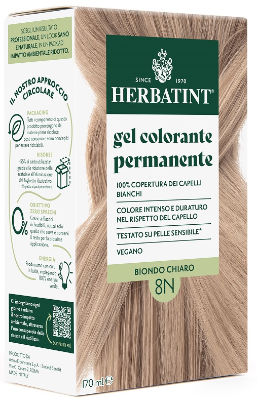 HERBATINT 8N BIONDO CHIARO 170 ML - Farmadott.it