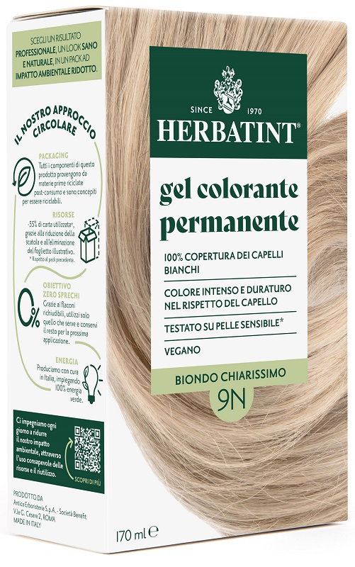 HERBATINT 9N BIONDO CHIARISSIMO 170 ML - Farmadott.it