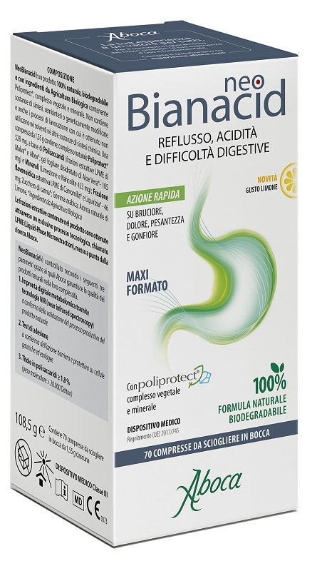 NEOBIANACID 70 COMPRESSE LIMONE - Farmadott.it