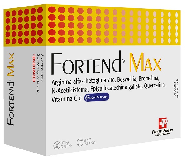 FORTEND MAX 20 BUSTINE SENZA GLUTINE E LATTOSIO - Farmadott.it