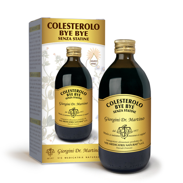 COLESTEROLO BYE BYE SENZA STATINE LIQUIDO ANALCOLICO 500 ML - Farmadott.it